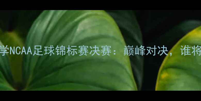 图片 🔥北卡大学NCAA足球锦标赛决赛：巅峰对决，谁将问鼎！🔥
