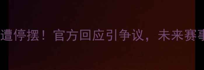 图片 🔥印度孟买联赛突遭停摆！官方回应引争议，未来赛事如何收场？🏟️2