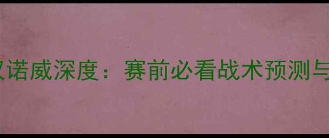 图片 🔥弗赖堡vs汉诺威深度：赛前必看战术预测与胜负关键🔥1