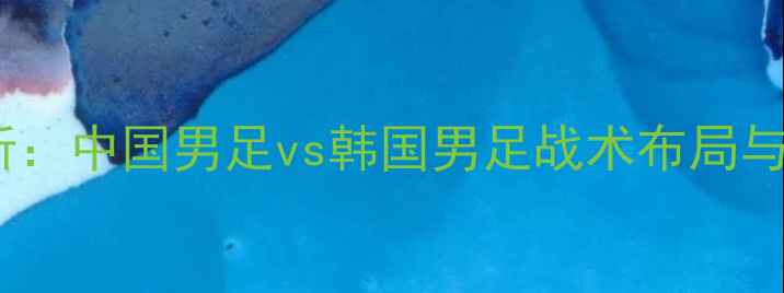 图片 中韩足球对抗分析：中国男足vs韩国男足战术布局与历史交锋全解读1