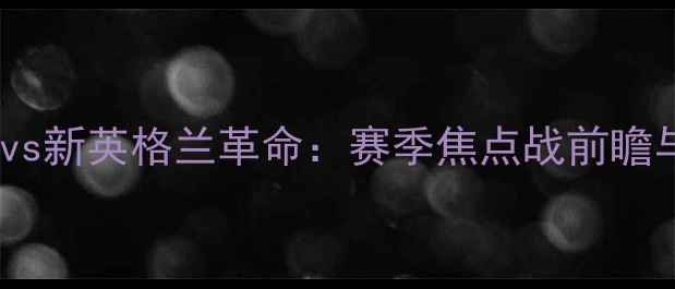 图片 哥伦布机员vs新英格兰革命：赛季焦点战前瞻与深度战术2