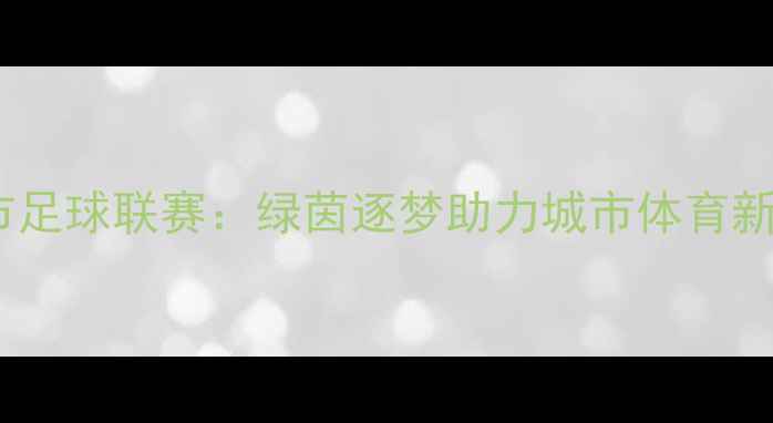 图片 宁德市足球联赛：绿茵逐梦助力城市体育新篇章1