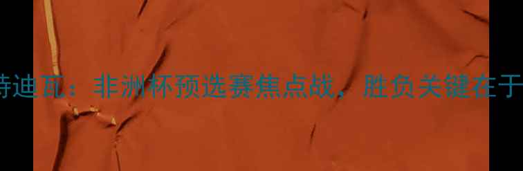 图片 尼日利亚vs科特迪瓦：非洲杯预选赛焦点战，胜负关键在于这三大因素！1
