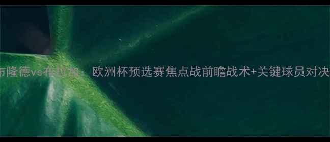 图片 布隆德vs布拉加：欧洲杯预选赛焦点战前瞻战术+关键球员对决2