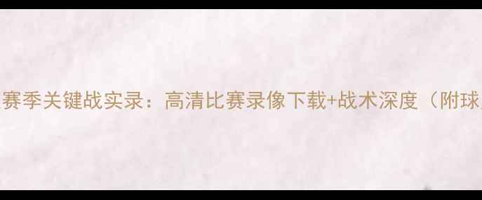 图片 广东宏远二队赛季关键战实录：高清比赛录像下载+战术深度（附球员数据统计）
