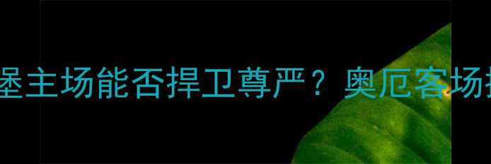 图片 德乙焦点战：汉堡主场能否捍卫尊严？奥厄客场挑战传统劲旅全2