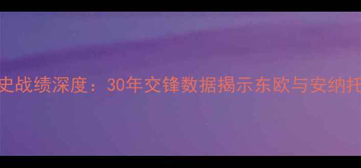 图片 捷克vs土耳其历史战绩深度：30年交锋数据揭示东欧与安纳托利亚的足球博弈