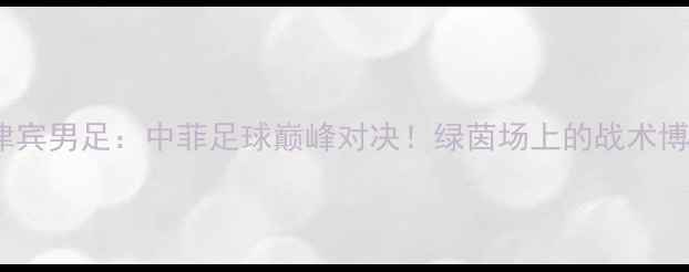 图片 新疆男足vs菲律宾男足：中菲足球巅峰对决！绿茵场上的战术博弈与青春风暴2