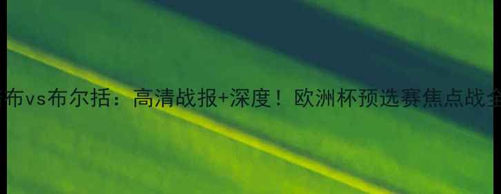图片 格勒诺布vs布尔括：高清战报+深度！欧洲杯预选赛焦点战全纪录1
