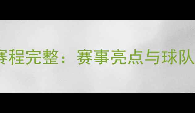 图片 欧洲杯足球赛程完整：赛事亮点与球队表现全记录1