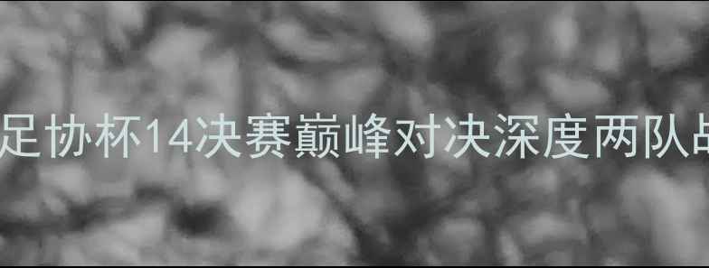 图片 水星队VS梦想：足协杯14决赛巅峰对决深度两队战术与历史恩怨2