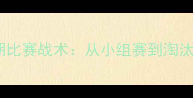 图片 波黑国家队近期比赛战术：从小组赛到淘汰赛的逆袭之路1