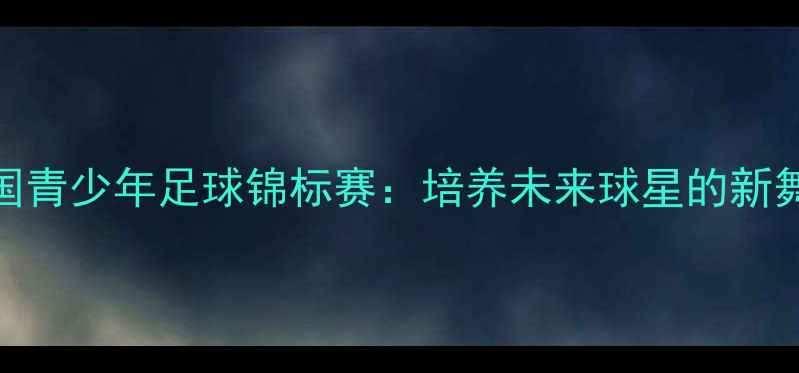 图片 美国青少年足球锦标赛：培养未来球星的新舞台