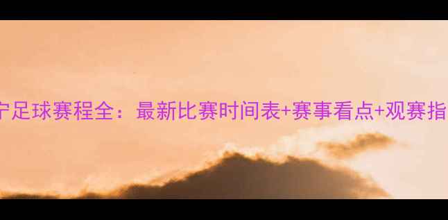 图片 苏宁足球赛程全：最新比赛时间表+赛事看点+观赛指南2