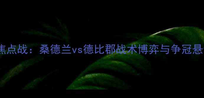 图片 英超焦点战：桑德兰vs德比郡战术博弈与争冠悬念全2