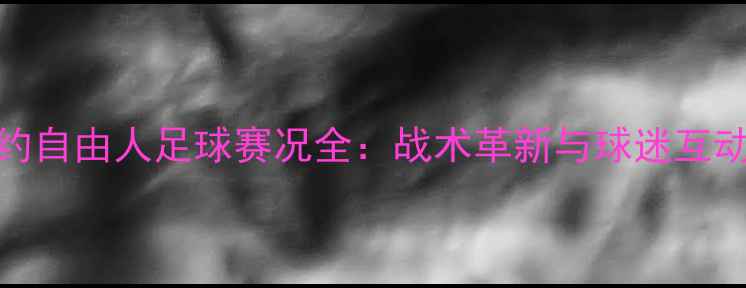 图片 赛季纽约自由人足球赛况全：战术革新与球迷互动新趋势