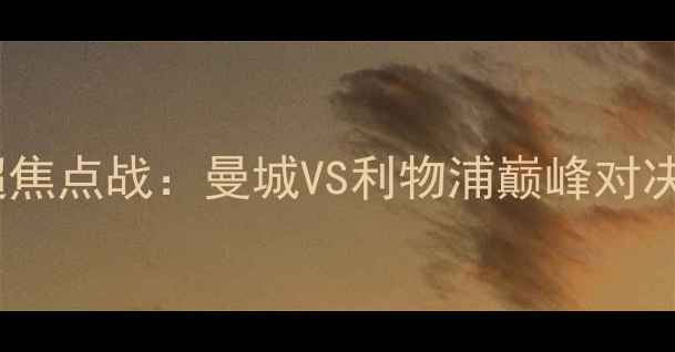 图片 赛季英超焦点战：曼城VS利物浦巅峰对决全记录1