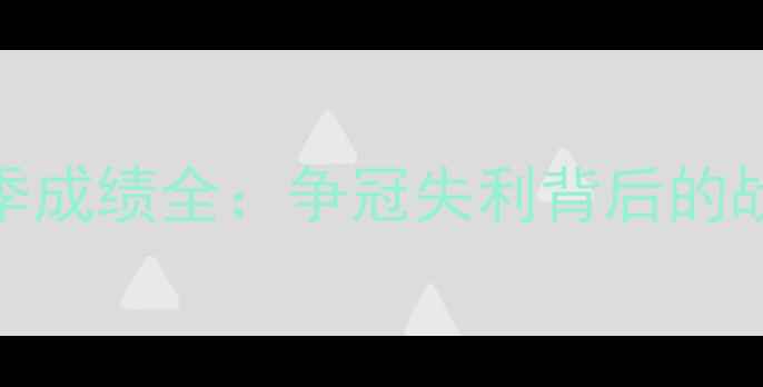 图片 辽宁队中超赛季成绩全：争冠失利背后的战术与阵容调整
