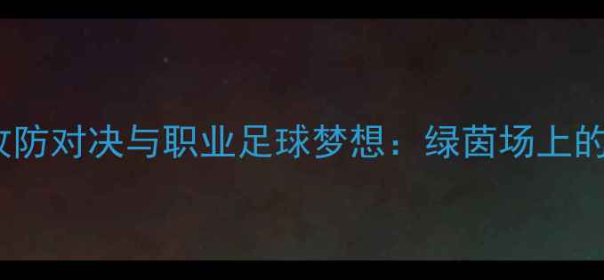 图片 高空球攻防对决与职业足球梦想：绿茵场上的天与地1