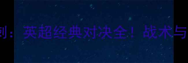 图片 🌟2009年曼城VS热刺：英超经典对决全！战术与激情的巅峰碰撞🌟1