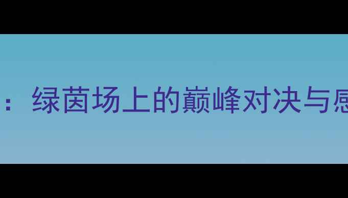 图片 🌟联盛足球赛热血回顾：绿茵场上的巅峰对决与感动瞬间全记录！🔥⚽1