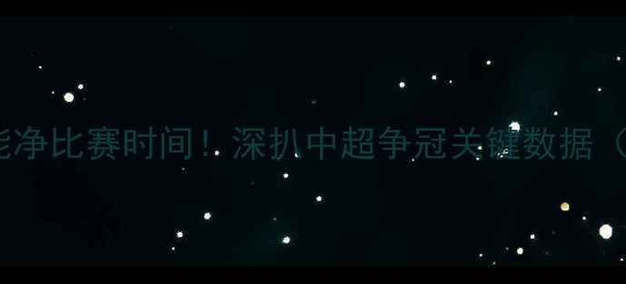 图片 🏆恒大VS鲁能净比赛时间！深扒中超争冠关键数据（附战术）📊2