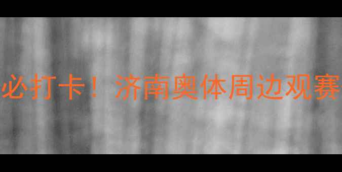 图片 🏟️山东泰山赛后必打卡！济南奥体周边观赛+美食全攻略🇨🇳2