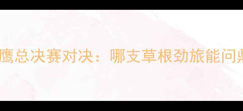图片 🔥新疆男足爆冷逆袭！广东雄鹰总决赛对决：哪支草根劲旅能问鼎全国业余足球联赛冠军？🔥2