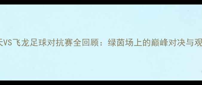图片 🔥赛季乐天VS飞龙足球对抗赛全回顾：绿茵场上的巅峰对决与观赛指南🔥1